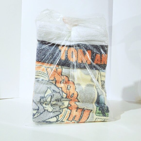 New Big Tom and Jerry Towel Blanket Japan Toreba  150cmx110cm - Picture 3 of 3